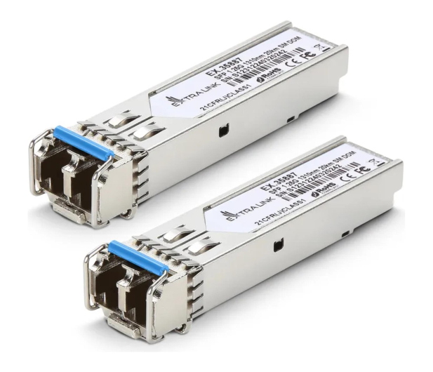 ExtraLink SFP 1.25G 2-pack  LC/UPC 20km jednomodowy - 1542973 - zdjęcie
